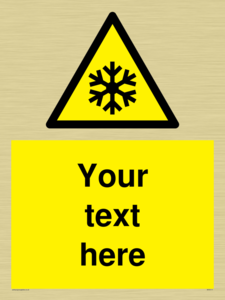 Custom Snowflake Sign