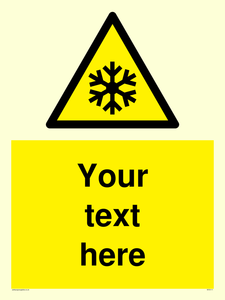 Custom Snowflake Sign