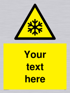 Custom Snowflake Sign