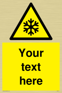 Custom Snowflake Sign