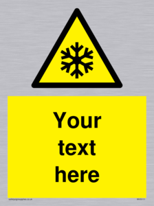 Custom Snowflake Sign