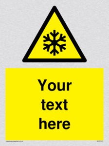 Custom Snowflake Sign