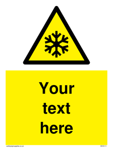 Custom Snowflake Sign