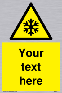 Custom Snowflake Sign