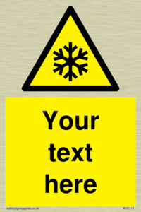 Custom Snowflake Sign