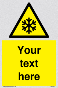 Custom Snowflake Sign