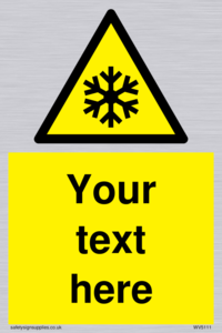 Custom Snowflake Sign