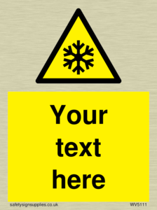 Custom Snowflake Sign