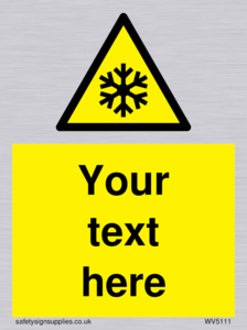 Custom Snowflake Sign