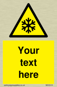 Custom Snowflake Sign