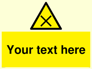 Custom Harmful Sign