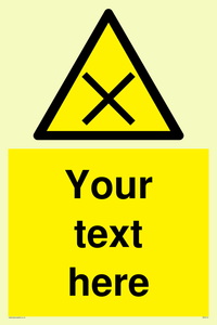 Custom Harmful Sign