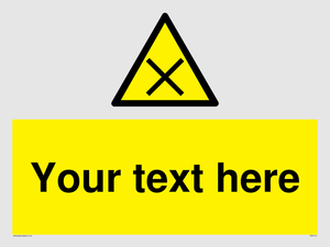 Custom Harmful Sign