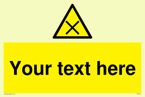 Custom Harmful Sign
