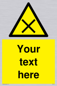 Custom Harmful Sign