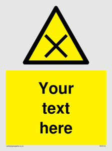Custom Harmful Sign