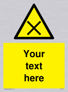 Custom Harmful Sign