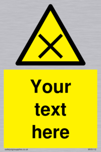 Custom Harmful Sign