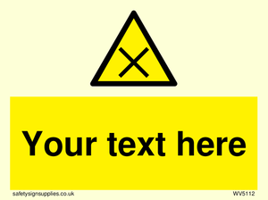 Custom Harmful Sign