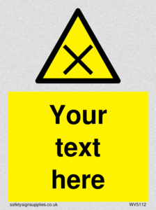 Custom Harmful Sign