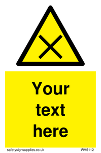 Custom Harmful Sign 
