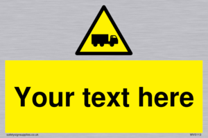 Custom Lorry Hazard Sign
