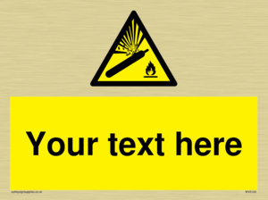 Custom Gas Cylinder Sign