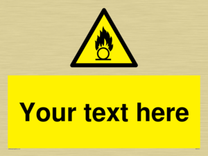 Custom Oxidising Sign