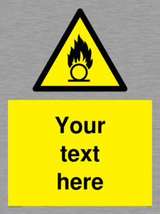 Custom Oxidising Sign