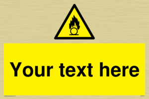 Custom Oxidising Sign