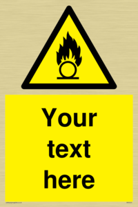 Custom Oxidising Sign