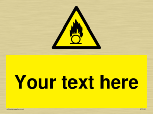 Custom Oxidising Sign