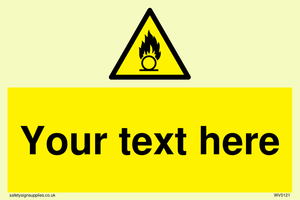 Custom Oxidising Sign