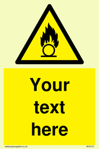 Custom Oxidising Sign