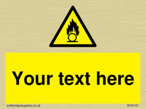 Custom Oxidising Sign