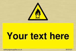 Custom Oxidising Sign