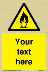 Custom Oxidising Sign