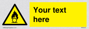 Custom Oxidising Sign