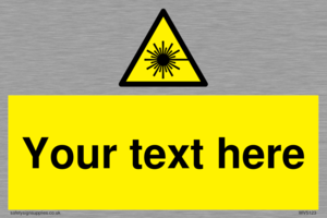 Custom Laser Hazard Sign