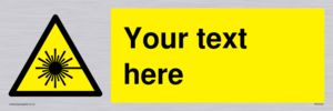 Custom Laser Hazard Sign