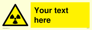 Custom Radioactive Material Sign