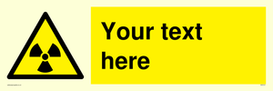Custom Radioactive Material Sign