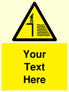 Custom Deep Water Sign