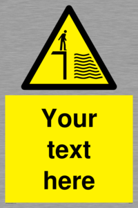 Custom Deep Water Sign