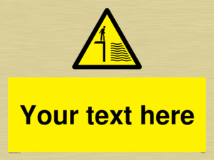 Custom Deep Water Sign