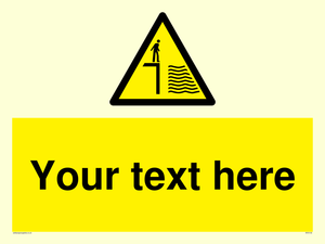 Custom Deep Water Sign