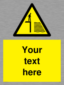 Custom Deep Water Sign