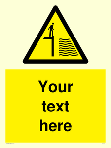 Custom Deep Water Sign