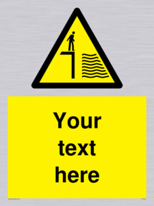 Custom Deep Water Sign