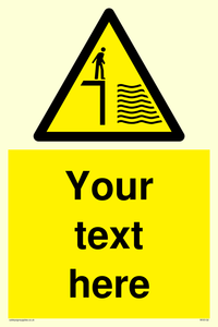 Custom Deep Water Sign